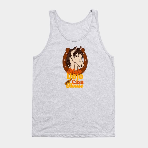 Ken’s Mojo Dojo Casa House with horse. Tank Top by Midnight Pixels